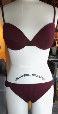 maroon two piece swimsuit