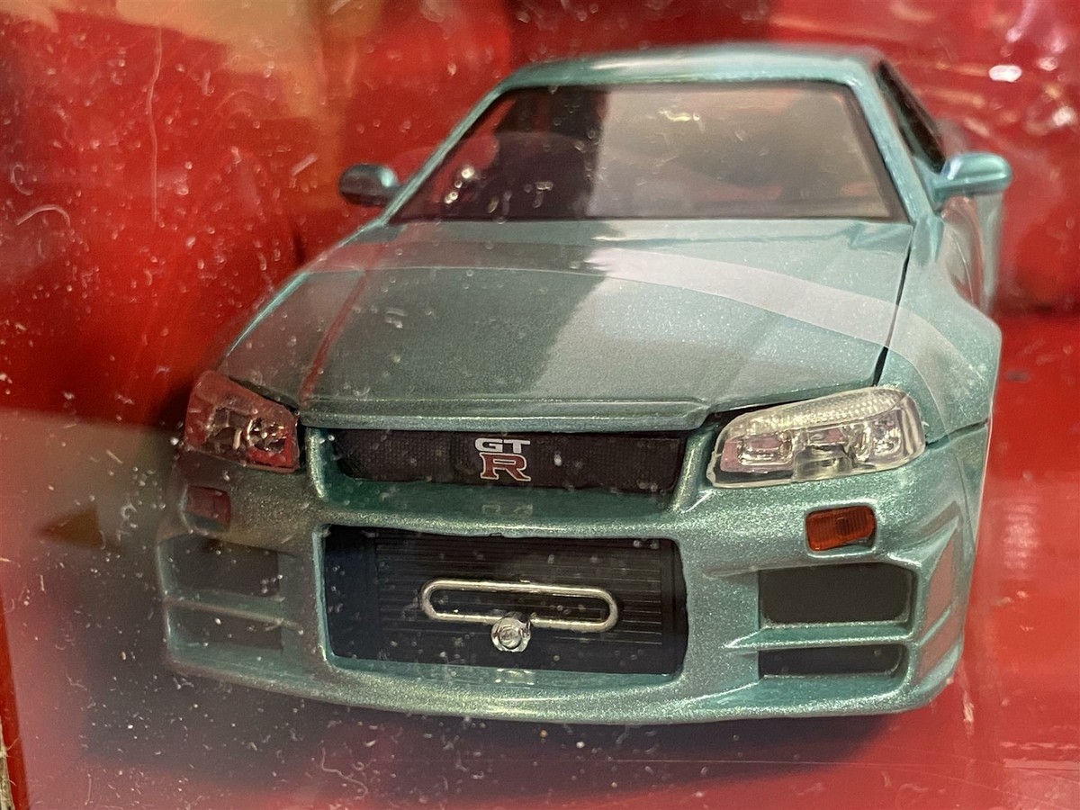 Fast & Furious 1 24 Jada Nissan Skyline Gt-r R34 Brian's