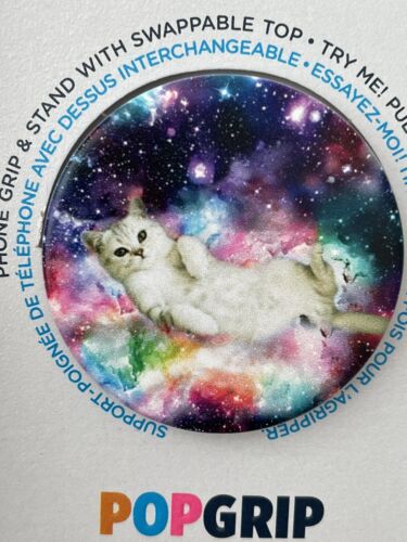 Authentic PopSockets Cat Kitty Nebula Galaxy PopSocket Pop Socket Phone Holder - Picture 3 of 3
