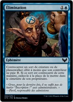 MTG Magic STX - [x4] Reject/Elimination, French/VF