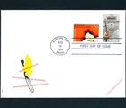 FDC 2096 Smokey Bear combo w/ Switzerland 750 Fire Prevention Swiss PTT cachet