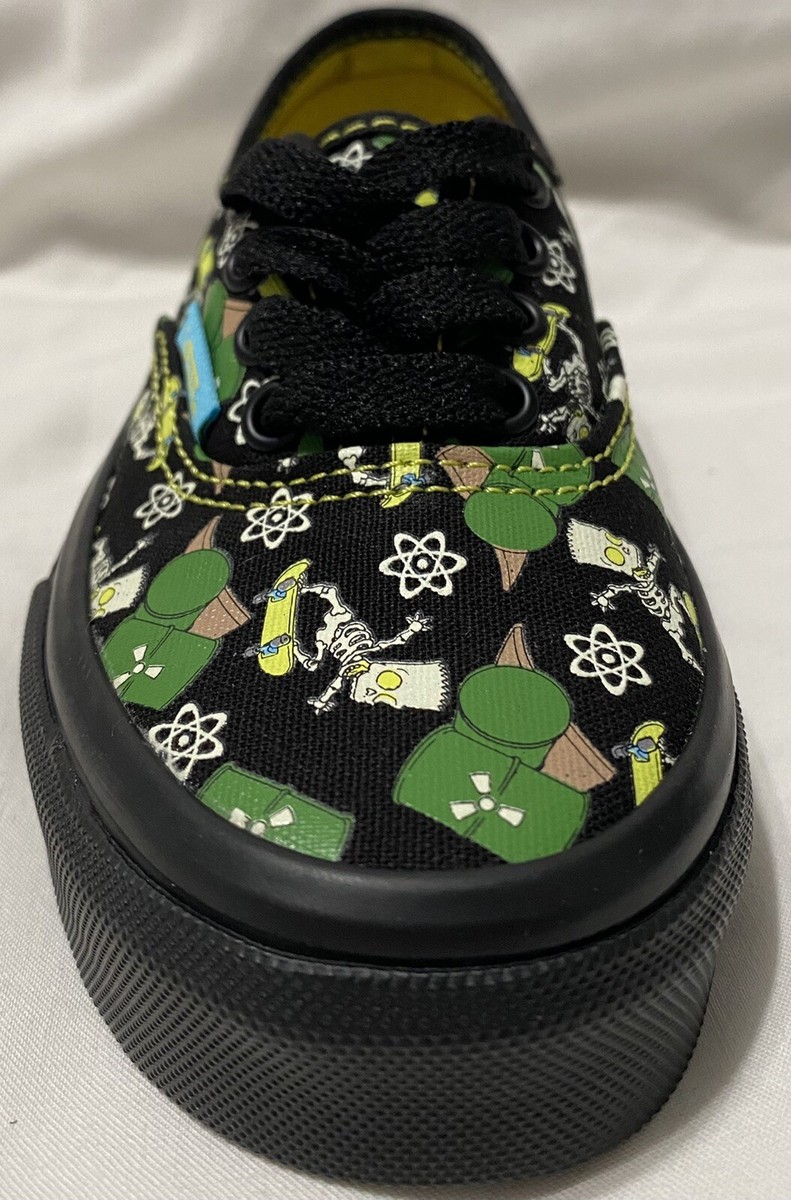 Vans The Simpsons Glow Incrhe Dark Bart Shoes. Kids Size: 11.5K | eBay