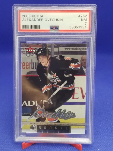 ALEXANDER OVECHKIN 2005 ULTRA ROOKIE #252 PSA 7 NM