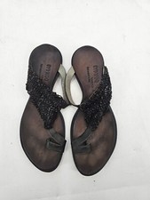 Cydwoq Dive USA Made Women's 41 Brown Woven Leather Sandals Thongs Shoes