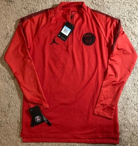 Paris Saint-Germain PSG Jordan Training Shirt Squad Drill Top jacket,  Medium NWT | eBay