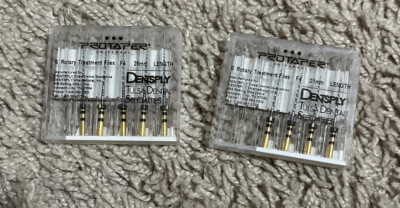 NEW Protaper Universal F4 21/25mm Black Endodontic Rotary Dentsply (9 Files)