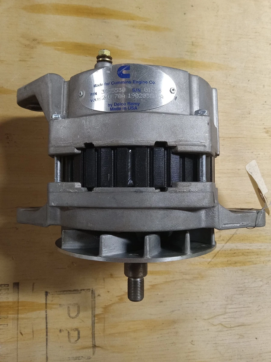Delco Remy 19020382 alternator CUMMINS 3935530 genuine OEM 24V 70A 