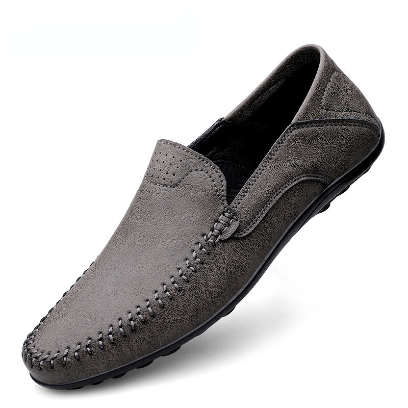 Men Casual Shoes Soft Loafers Breathable Slip on Flats Driving