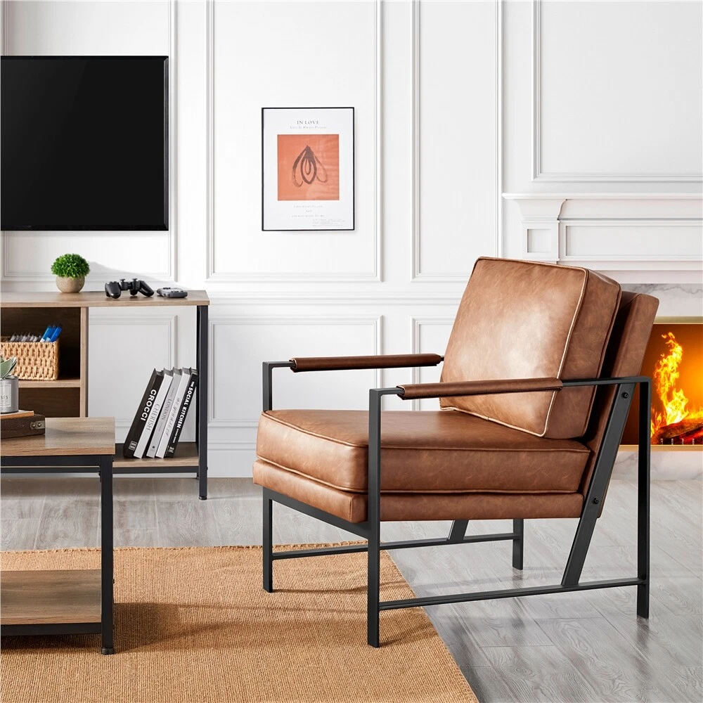 Armchairs Retro Leisure Accent Chair with Extra Soft Padded and