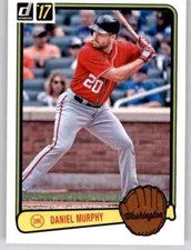 2017 Donruss 1983 Retro Variation Daniel Murphy Insert Parallel Nationals #40