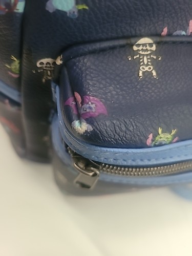 Loungefly Disney Stitch Mini Backpack - All Over Stitch - USED!!! - Picture 8 of 8