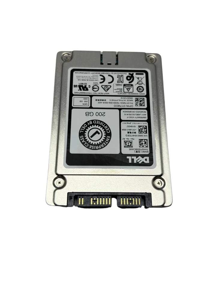 Dell Y7MDD 200GB 6G MU SATA 1.8" Solid State Drive THNSF8200CAME no tray w60 - Image 2 of 3