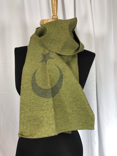 2 Scarf Atil Kutoglu Designer AtilKutoglu Bossa Vienna Star Crescent Turkey Flag - Picture 11 of 12