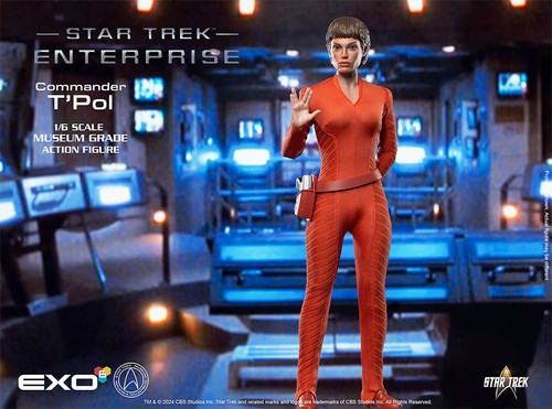 Figura EXO-6 Star Trek: Enterprise Commander T’Pol escala 1/6 12" en stock EE. UU. - Imagen 6 de 17