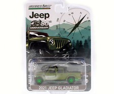 GREEN MACHINE 2021 Jeep Gladiator Pickup Truck, Green - Greenlight 28080F/48