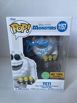 John Ratzenberger Signed Yeti Monsters Inc Funko Pop Beckett QR