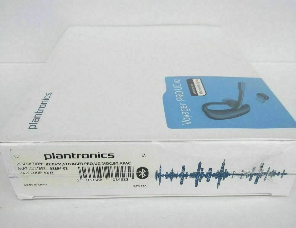 Plantronics Voyager Pro UC B230 Bluetooth V2 Wireless Mobile Headset - Image 2 of 4