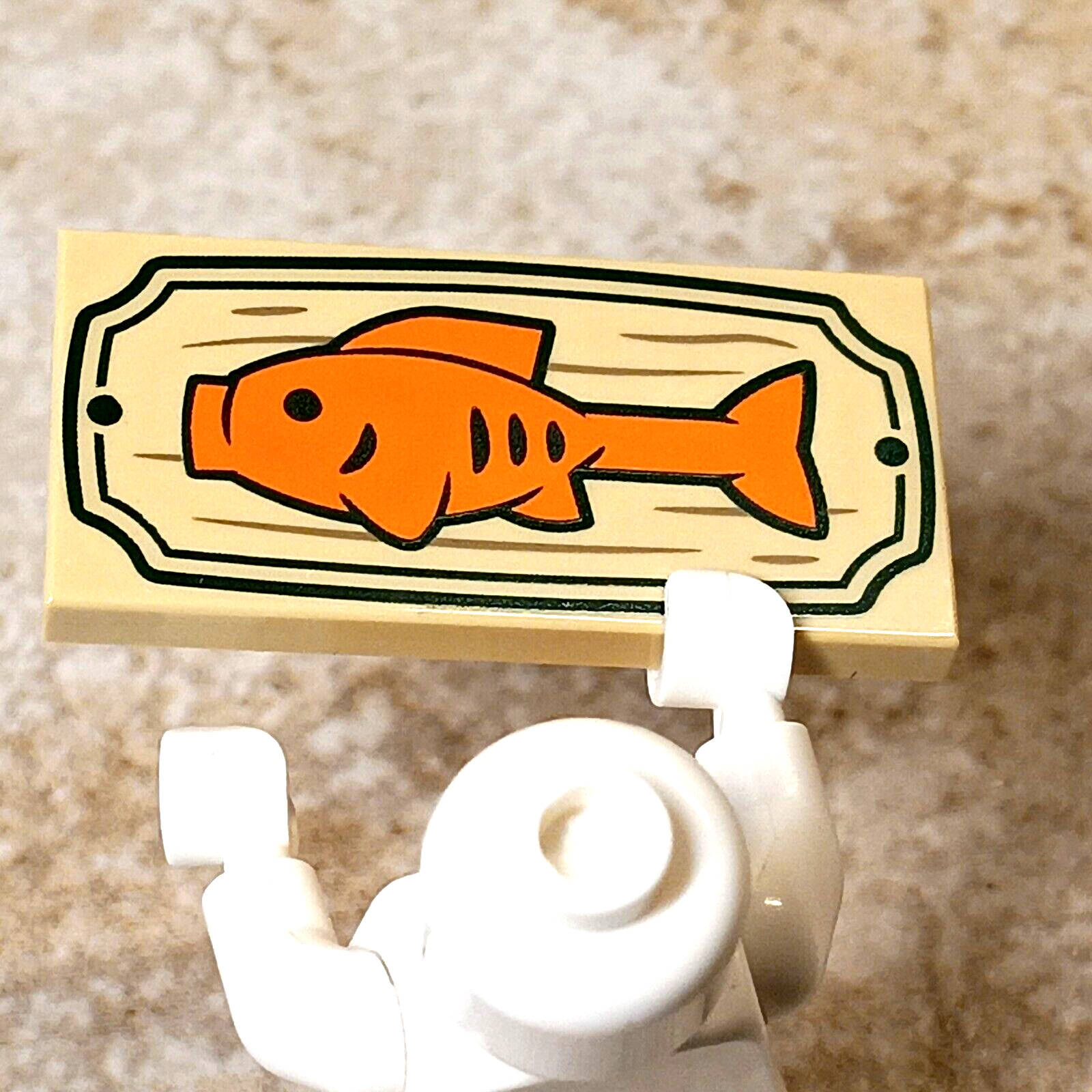 LEGO Wood Plank Fish Board Cedar Pine Platter Outdoor BBQ Perch Salmon Pike