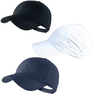 Basecap METAL SWOOSH Cap Hut verstellbare Kappe Mütze weiss blau schwarz
