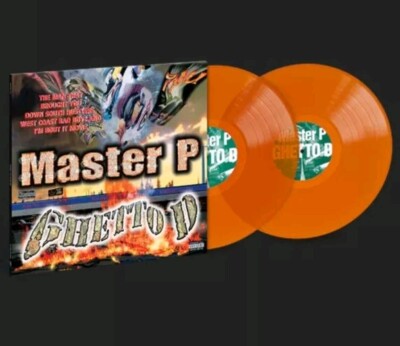 RARE!  Master P GHETTO D  ORANGE Colored Vinyl 2LP NO LIMIT RECORDS SEALED 