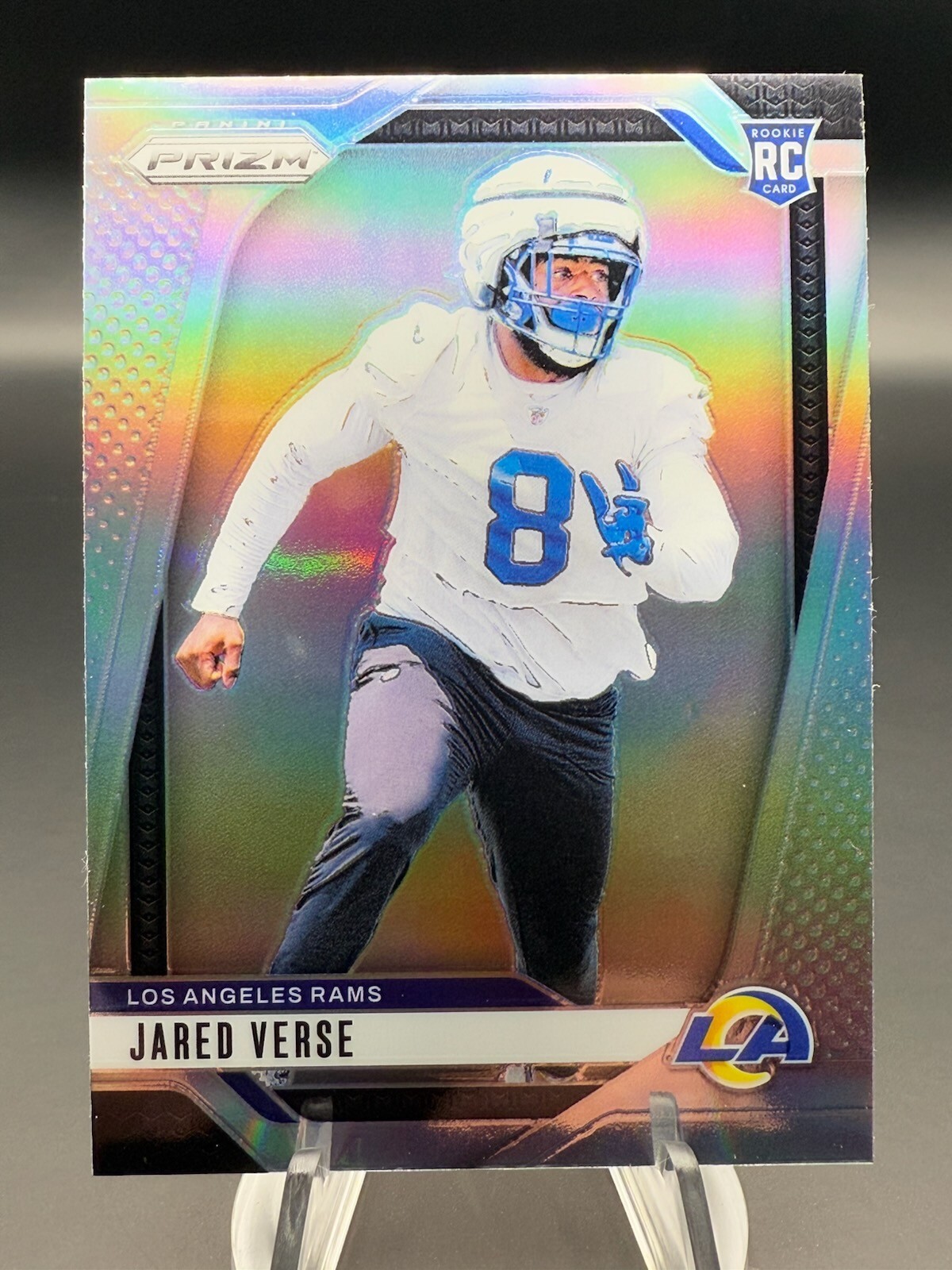 2024 Panini Prizm - Jared Verse Silver Prizm (RC) #341 Los Angeles Rams