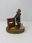 Vintage 1994 Coca Cola Emmet Kelly At the Red Cooler 5122 Figurine Stanton Arts