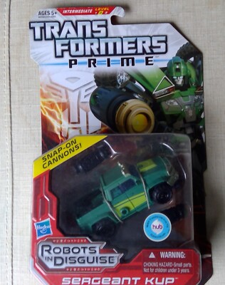 Transformers Prime Deluxe Class Autobot Sergeant Kup Action Figure NEW 2012 Cup