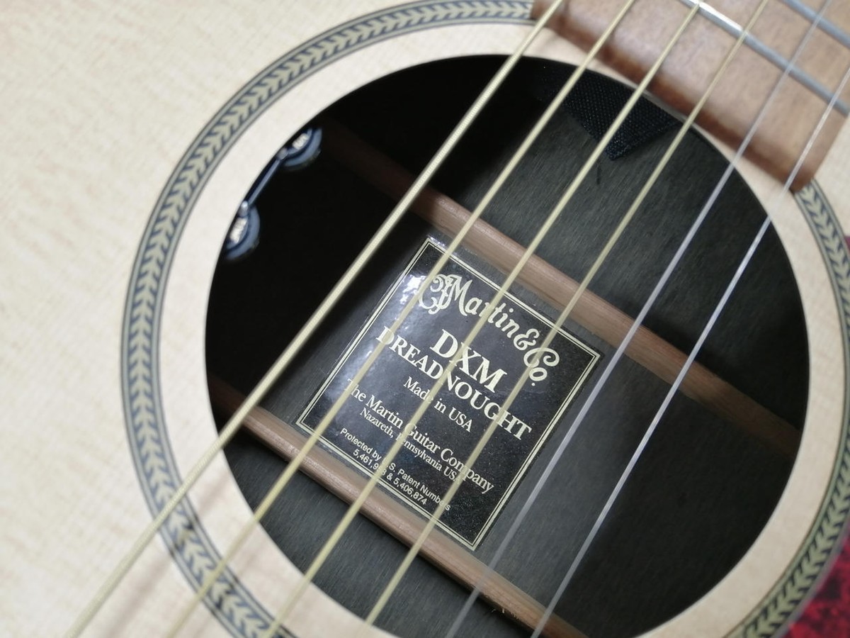 MARTIN DXM REV. Electric Acoustic Guitar | eBay