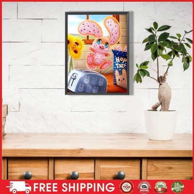 Cartoon Biscuit Bunny 5D DIY Diamond Drawing Kits Full Round Drill Art (A6179)