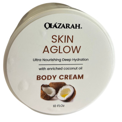 Coconut Body Cream w/Ultra Nourishing Deep Hydration for Lasting Moisture, Smoot