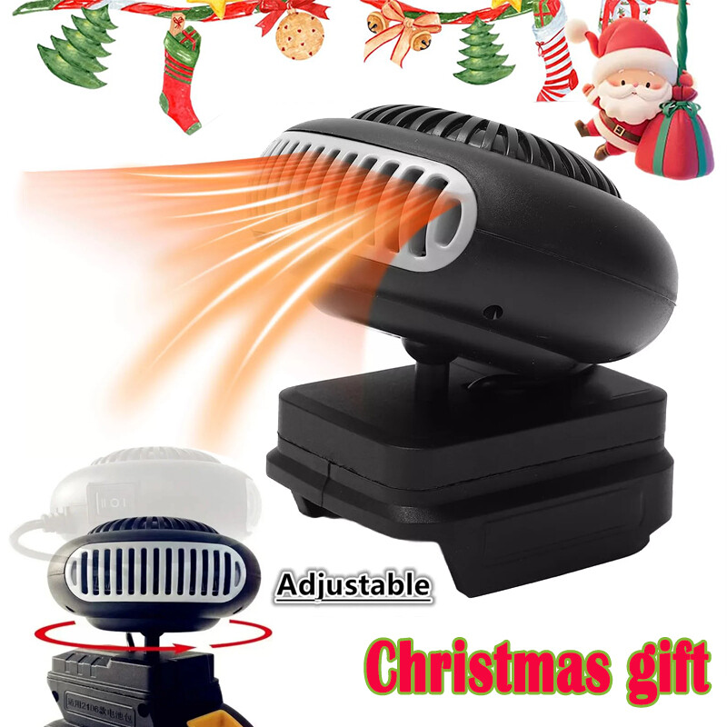 Space Heater 12-48V Battery Powered Electric Heater Fan For BL15 BL1820 BL1840