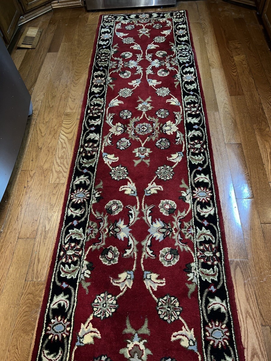 VINTAGE Charisma RUG WOOL RUNNER FARMHOUSE CHIC HAND KNOTTED VINTAGE Charisma RUG WOOL RUNNER FARMHOUSE CHIC HAND KNOTTED