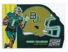2016 Panini Prizm Collegiate Draft Picks Helmet Die-Cuts Corey Coleman Rookie RC