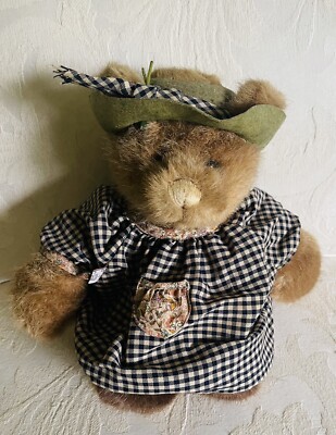 Vintage 1985 Gund Gotta Getta 14  Plush Girl Bear  Bear Tales  No. 2132