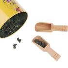 1x Wooden Small Little Mini Scoops Salt Sugar Coffee Tools Spoon Kitchen G0V5