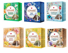 Lovare Tea Pyramid Premium Flavors All Natural Ingredients 15 x 2g