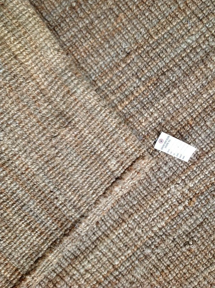 Alfombra Safavieh Yute Barbados Tejido Plano Grueso Caqui Hecha a Mano 5 x 7' 6" Foto 4 de 4