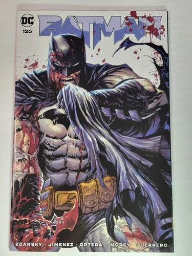 Batman #126 DC Comics 2022 Tyler Kirkham Battle Damage Variant Cover