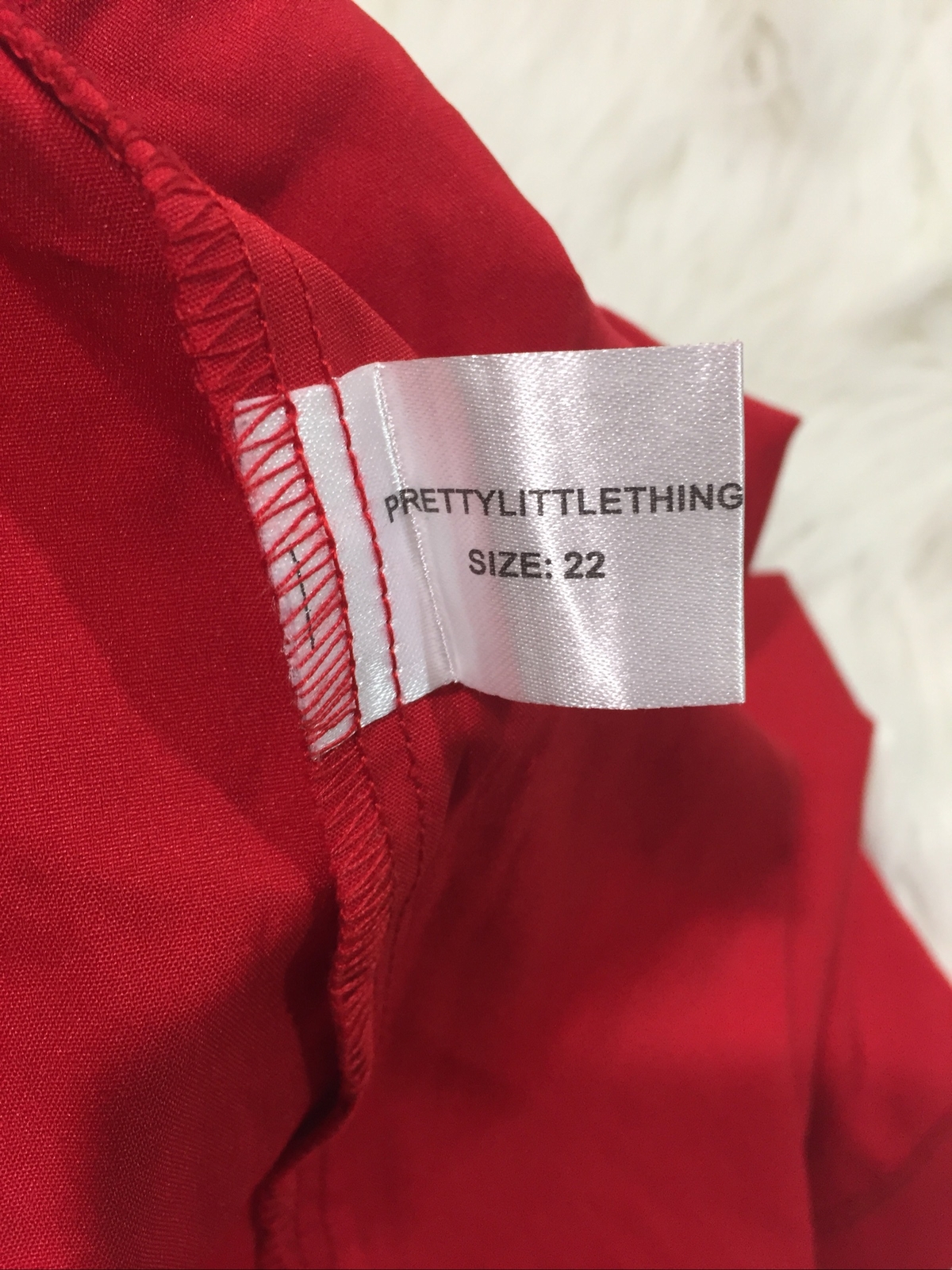 Pretty Little Things Basic Red  High Waisted Shor… - image 4