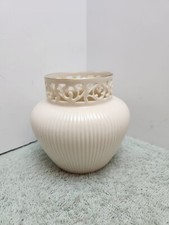 Lenox Vase Tracery Collection Gold Trim Made in USA 4.5"