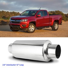 3" Inlet/Outlet Muffler Exhaust Resonator Deep Tone 12" For Chevrolet Colorado
