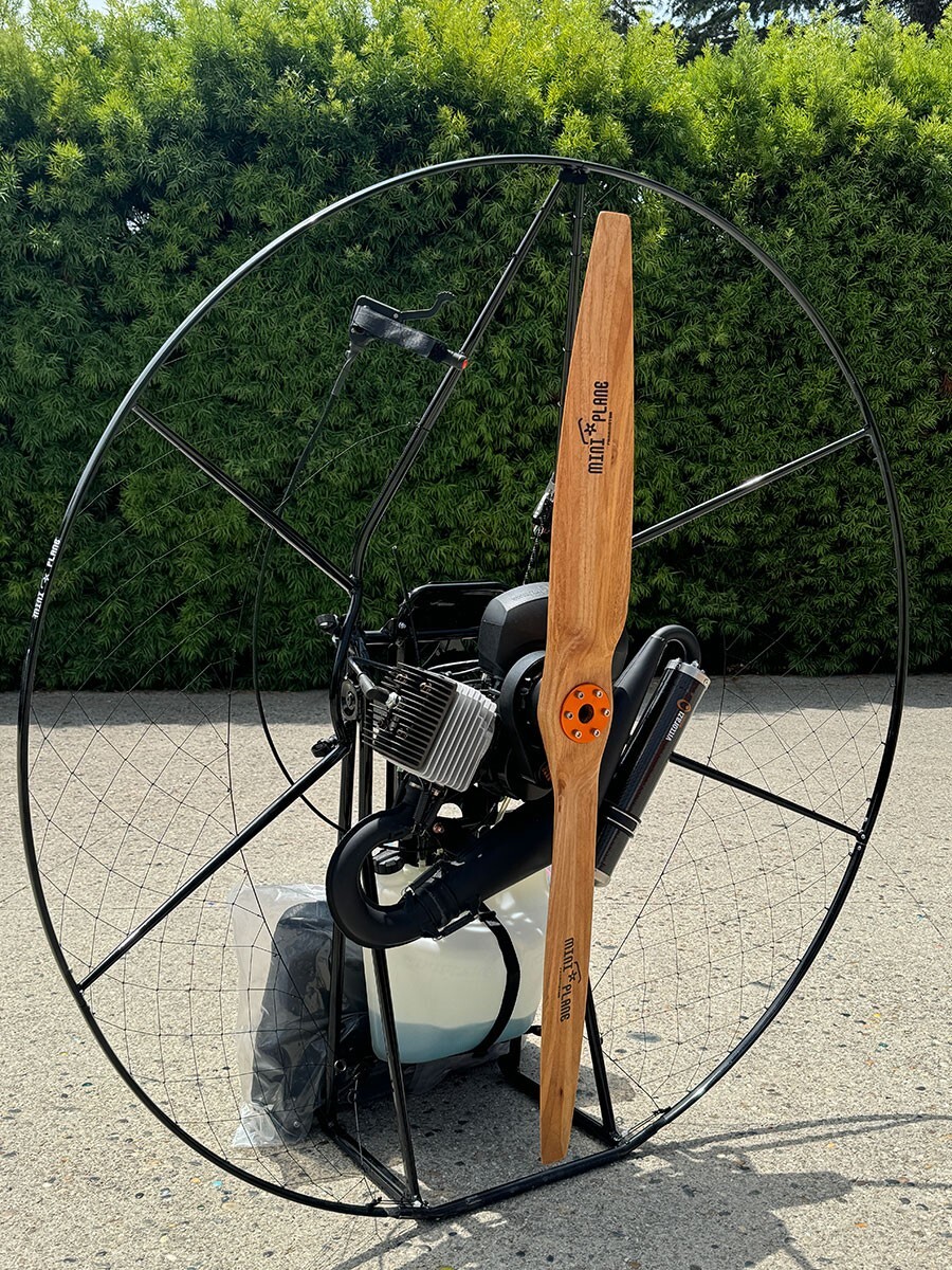 Miniplane Abm Rigid USED Miniplane ABM Rigid Cage Paramotor with the Vittorazi Moster Plus ...