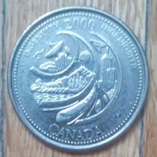 COLLECTIBLE CANADA 2000 INGENUITY INGENIOSITE 25 CENTS COIN QUARTER MILLENIUM