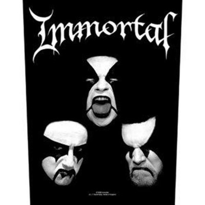 Immortal Sew On Canvas Back Patch Blashyrkh