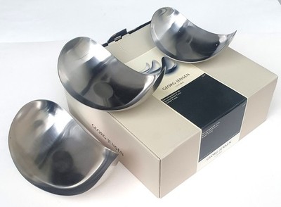 GEORG JENSEN 3er Set Servierschale LEAF 16-22 cm dän. Design Helle Damkjaer NEU