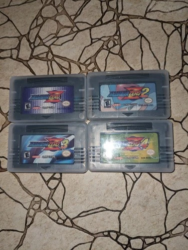 Mega Man Zero 1 2 3 & 4 Megaman Game Boy Gameboy Advance GBA