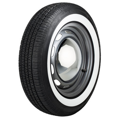 Kontio 215/75-15 100T Weißwandreifen Weißwand 1½'' (40mm) Oldtimer WhitePaw