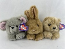 Lot 3 Vintage 1997 PUFFKINS Plush Swibco - MURPHY TIBBS  HONEY - 2 with Tags
