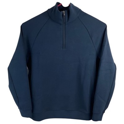 Lululemon Shirt Mens Size M Navy Smooth Spacer Quarter Zip