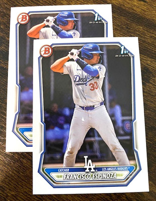 Fransico Espinoza - 2026 Bowman Prospects 1st - BP-106 - LA Dodgers - TWO CARDS